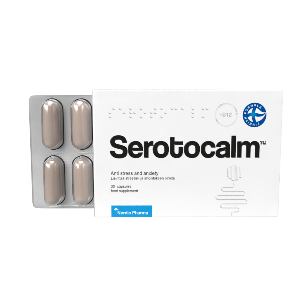 nordic pharma serotocalm visual with capsules